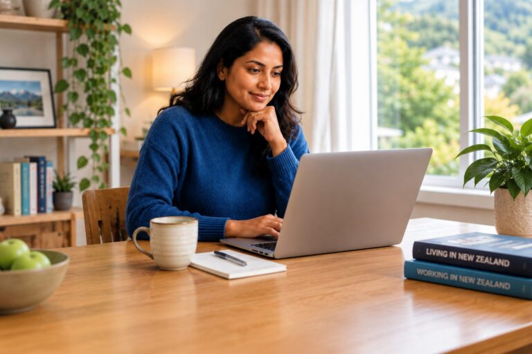 Skilled migrant researching work and residency options in New Zealand